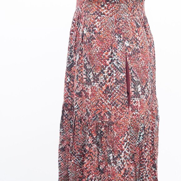 NICHOLAS. Cross Neck Keyhole Eleonor Printed Maxi Dress. - Picture 6 of 16